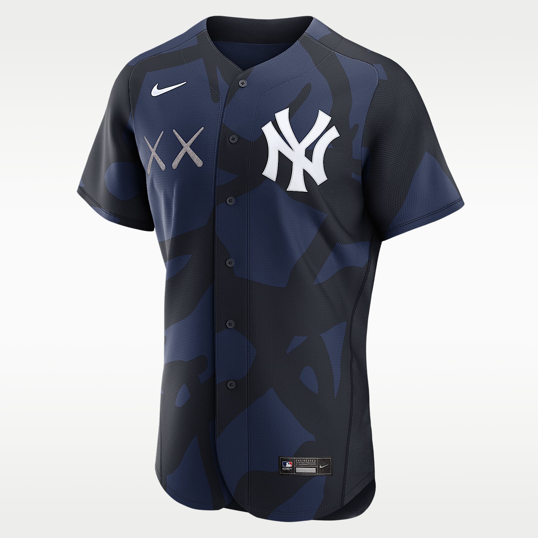 New York Yankees Men's Nike x KAWS MLB Authentic Jersey. Nike.com